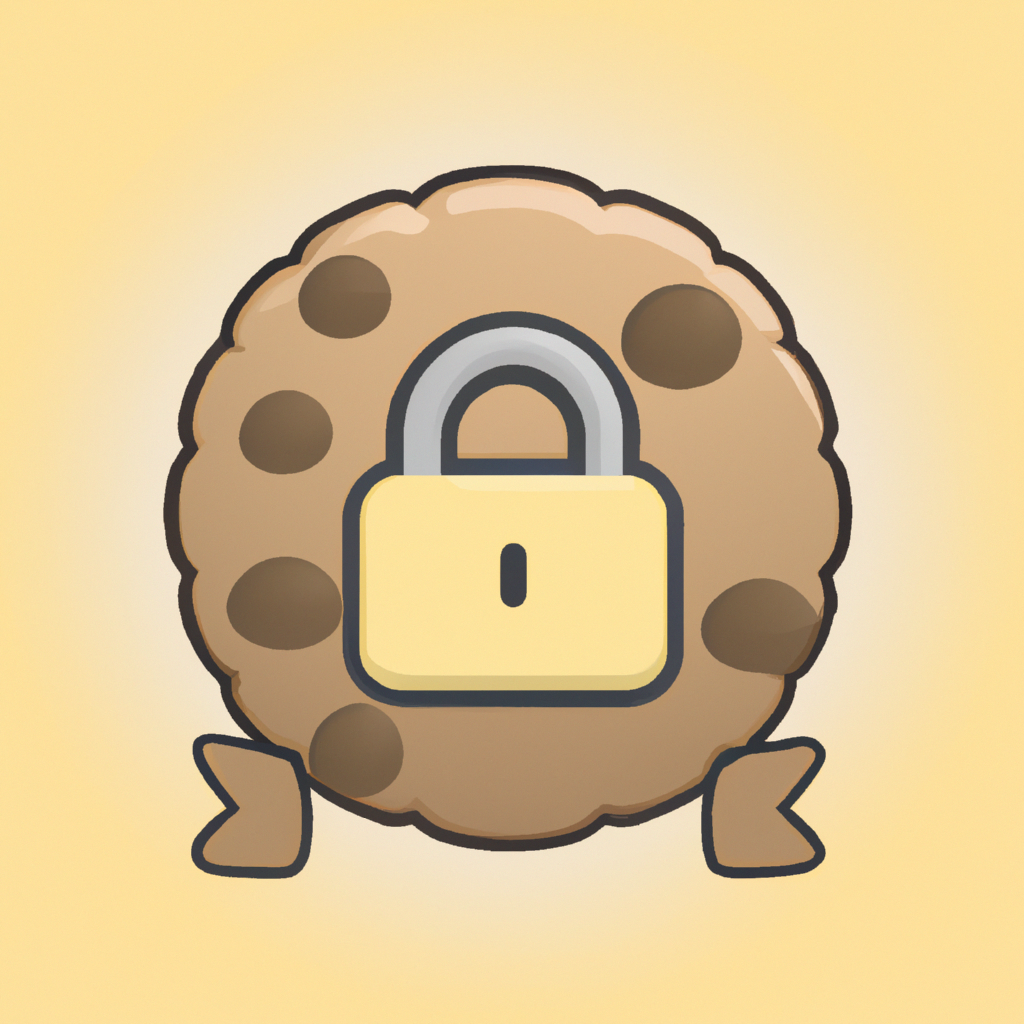 Icono de cookie y candado